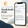 Mondkalender 2026 - mit Tierkreiszeichen & Alltagsimpulsen