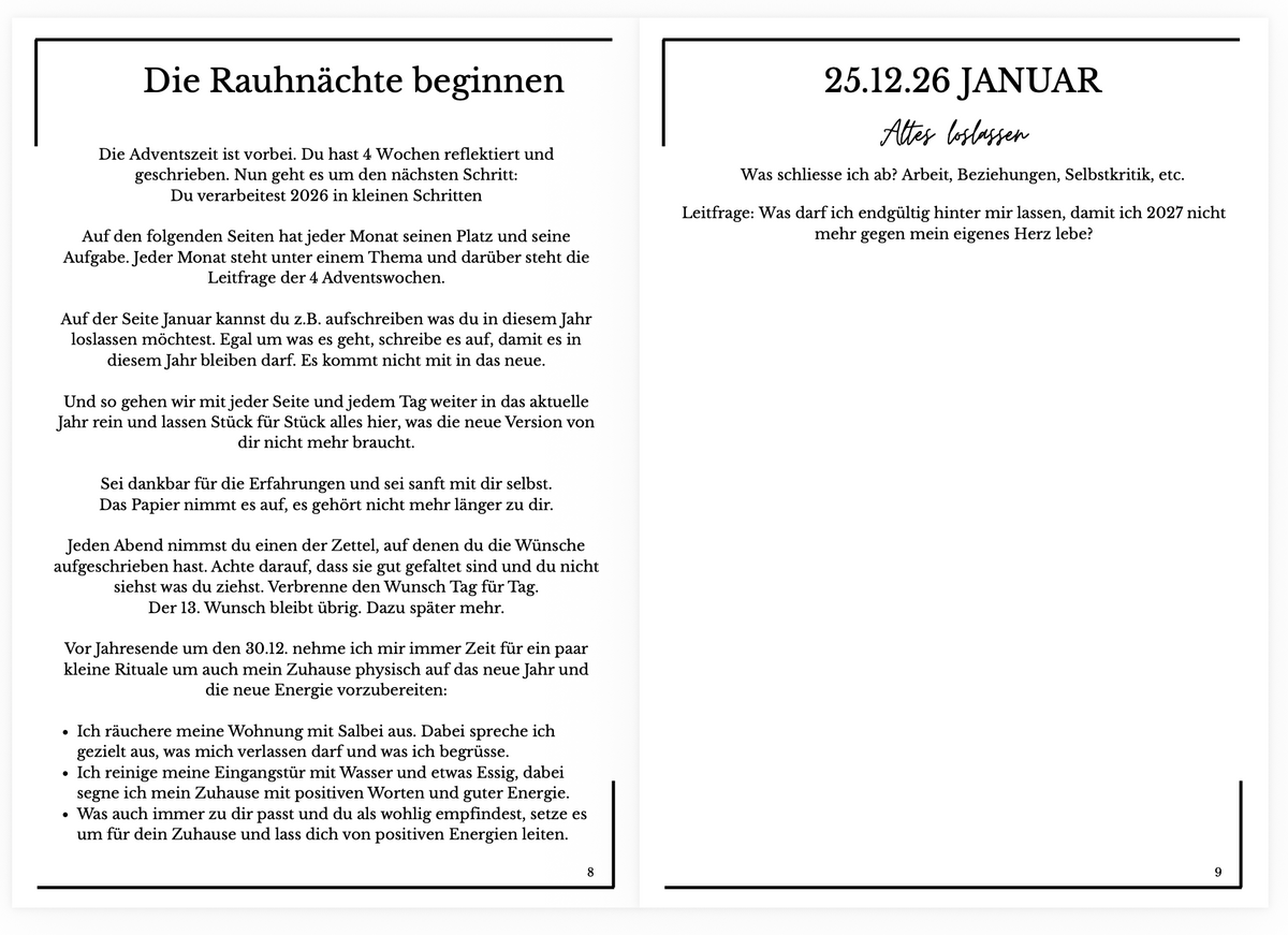Rauhnachts-Journal